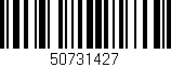 Código de barras (EAN, GTIN, SKU, ISBN): '50731427'