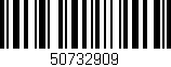 Código de barras (EAN, GTIN, SKU, ISBN): '50732909'
