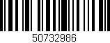 Código de barras (EAN, GTIN, SKU, ISBN): '50732986'