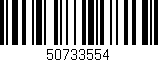 Código de barras (EAN, GTIN, SKU, ISBN): '50733554'