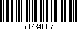 Código de barras (EAN, GTIN, SKU, ISBN): '50734607'