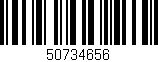 Código de barras (EAN, GTIN, SKU, ISBN): '50734656'