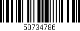 Código de barras (EAN, GTIN, SKU, ISBN): '50734786'