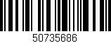 Código de barras (EAN, GTIN, SKU, ISBN): '50735686'