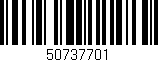 Código de barras (EAN, GTIN, SKU, ISBN): '50737701'