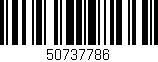 Código de barras (EAN, GTIN, SKU, ISBN): '50737786'