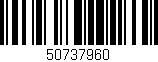 Código de barras (EAN, GTIN, SKU, ISBN): '50737960'