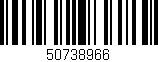 Código de barras (EAN, GTIN, SKU, ISBN): '50738966'