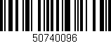 Código de barras (EAN, GTIN, SKU, ISBN): '50740096'