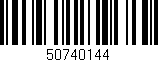 Código de barras (EAN, GTIN, SKU, ISBN): '50740144'
