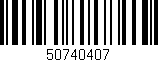 Código de barras (EAN, GTIN, SKU, ISBN): '50740407'