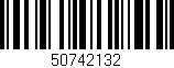 Código de barras (EAN, GTIN, SKU, ISBN): '50742132'