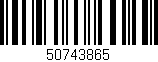 Código de barras (EAN, GTIN, SKU, ISBN): '50743865'