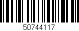 Código de barras (EAN, GTIN, SKU, ISBN): '50744117'