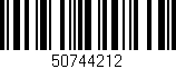 Código de barras (EAN, GTIN, SKU, ISBN): '50744212'