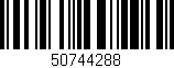 Código de barras (EAN, GTIN, SKU, ISBN): '50744288'