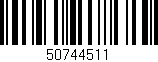Código de barras (EAN, GTIN, SKU, ISBN): '50744511'