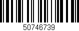 Código de barras (EAN, GTIN, SKU, ISBN): '50746739'