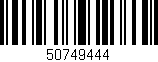 Código de barras (EAN, GTIN, SKU, ISBN): '50749444'