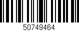 Código de barras (EAN, GTIN, SKU, ISBN): '50749464'