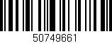 Código de barras (EAN, GTIN, SKU, ISBN): '50749661'