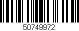 Código de barras (EAN, GTIN, SKU, ISBN): '50749972'