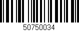Código de barras (EAN, GTIN, SKU, ISBN): '50750034'