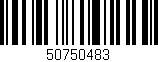 Código de barras (EAN, GTIN, SKU, ISBN): '50750483'