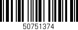 Código de barras (EAN, GTIN, SKU, ISBN): '50751374'