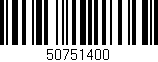 Código de barras (EAN, GTIN, SKU, ISBN): '50751400'