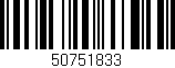 Código de barras (EAN, GTIN, SKU, ISBN): '50751833'