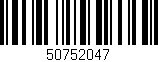 Código de barras (EAN, GTIN, SKU, ISBN): '50752047'