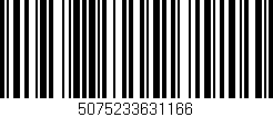 Código de barras (EAN, GTIN, SKU, ISBN): '5075233631166'