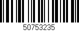 Código de barras (EAN, GTIN, SKU, ISBN): '50753235'