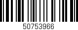 Código de barras (EAN, GTIN, SKU, ISBN): '50753966'