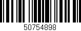 Código de barras (EAN, GTIN, SKU, ISBN): '50754898'
