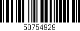 Código de barras (EAN, GTIN, SKU, ISBN): '50754929'