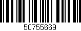 Código de barras (EAN, GTIN, SKU, ISBN): '50755669'