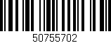 Código de barras (EAN, GTIN, SKU, ISBN): '50755702'