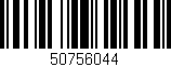 Código de barras (EAN, GTIN, SKU, ISBN): '50756044'