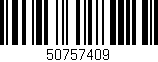 Código de barras (EAN, GTIN, SKU, ISBN): '50757409'