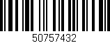 Código de barras (EAN, GTIN, SKU, ISBN): '50757432'