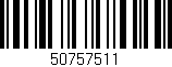 Código de barras (EAN, GTIN, SKU, ISBN): '50757511'