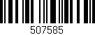 Código de barras (EAN, GTIN, SKU, ISBN): '507585'
