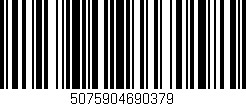 Código de barras (EAN, GTIN, SKU, ISBN): '5075904690379'