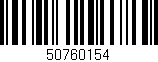 Código de barras (EAN, GTIN, SKU, ISBN): '50760154'