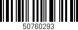Código de barras (EAN, GTIN, SKU, ISBN): '50760293'