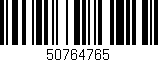 Código de barras (EAN, GTIN, SKU, ISBN): '50764765'