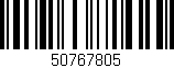 Código de barras (EAN, GTIN, SKU, ISBN): '50767805'