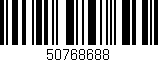 Código de barras (EAN, GTIN, SKU, ISBN): '50768688'